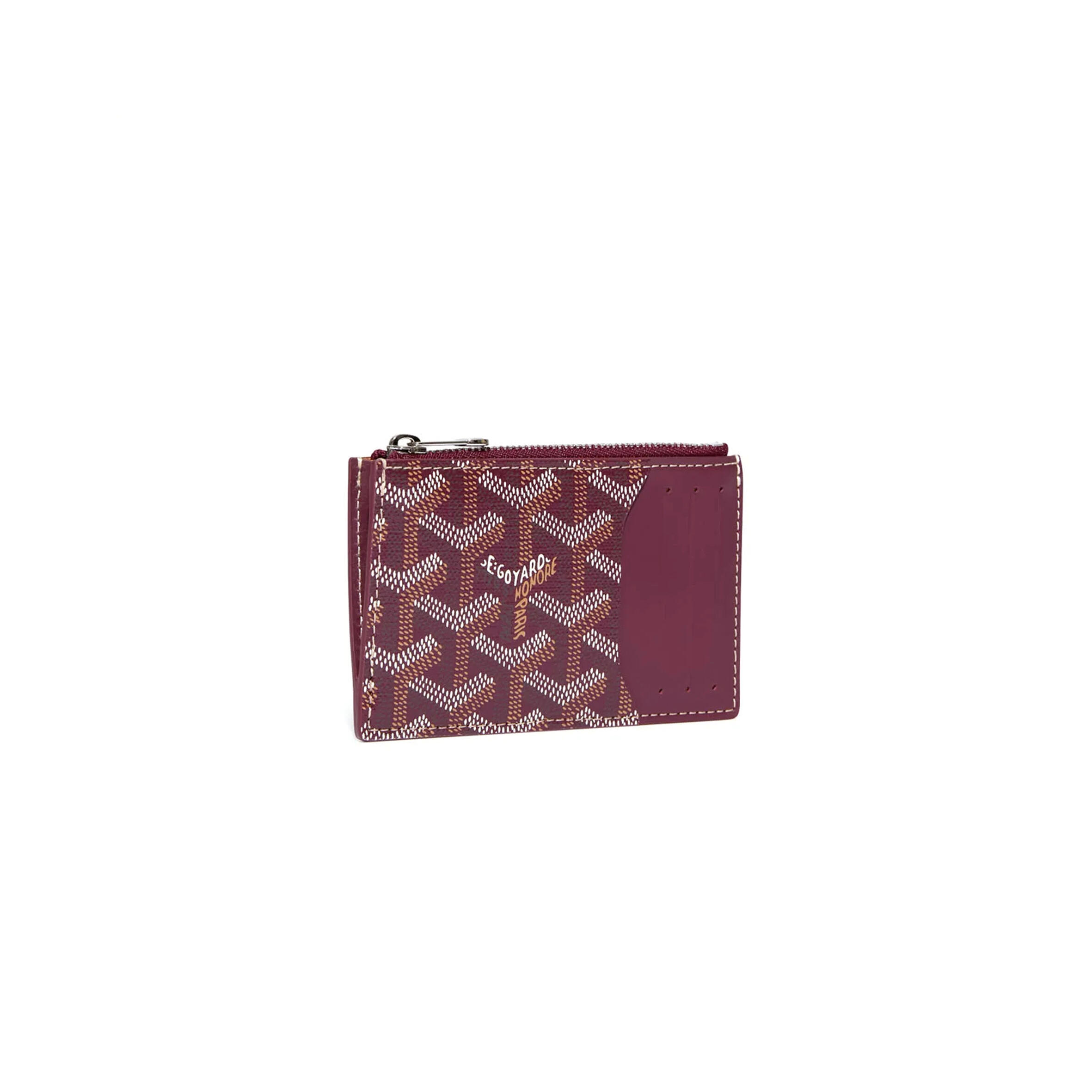GOYARD BOURBON ZIPPED CARD HOLDER BOURBOPMLTY33CL33P (12.5*8.4*1cm)